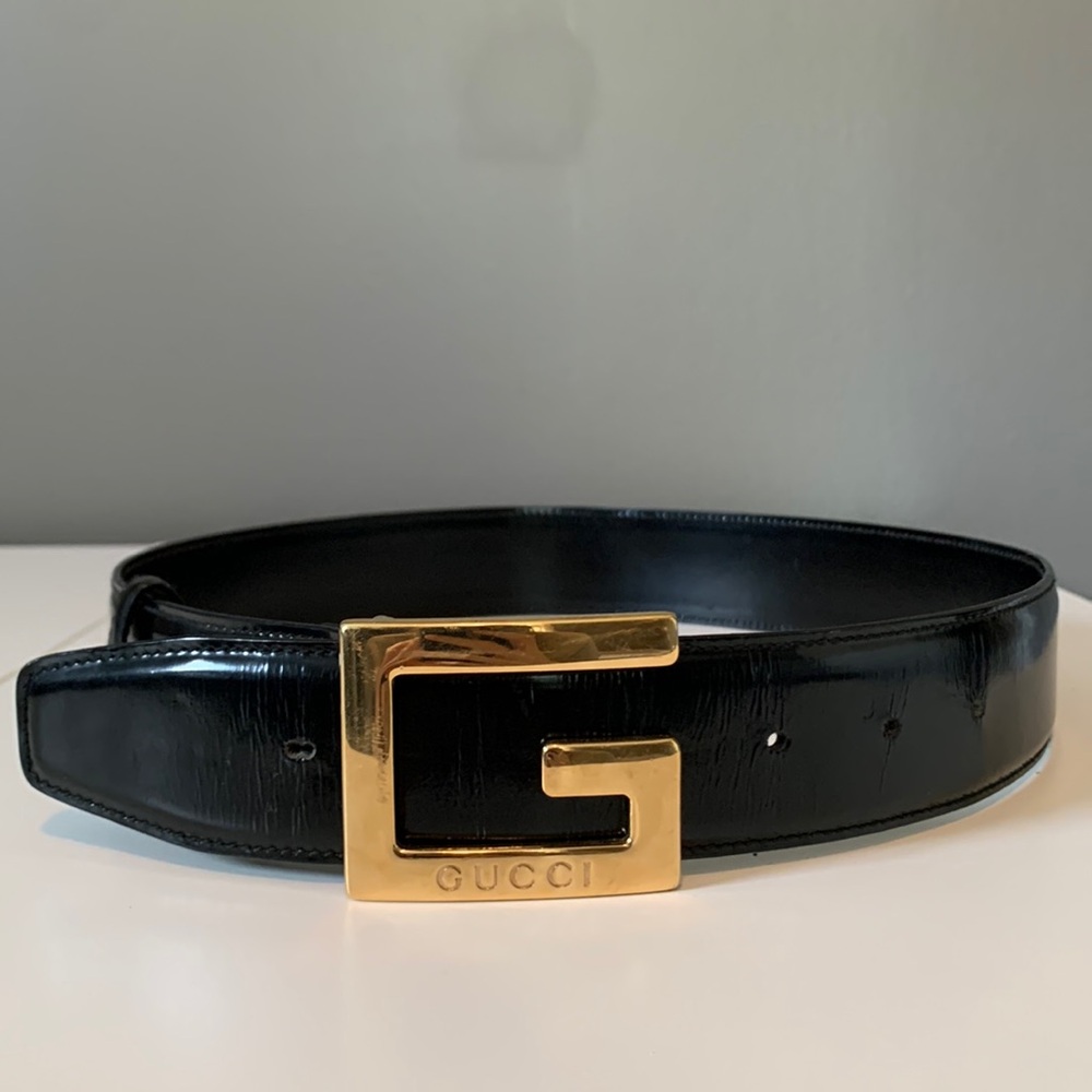 Vintage Gucci women’s black belt